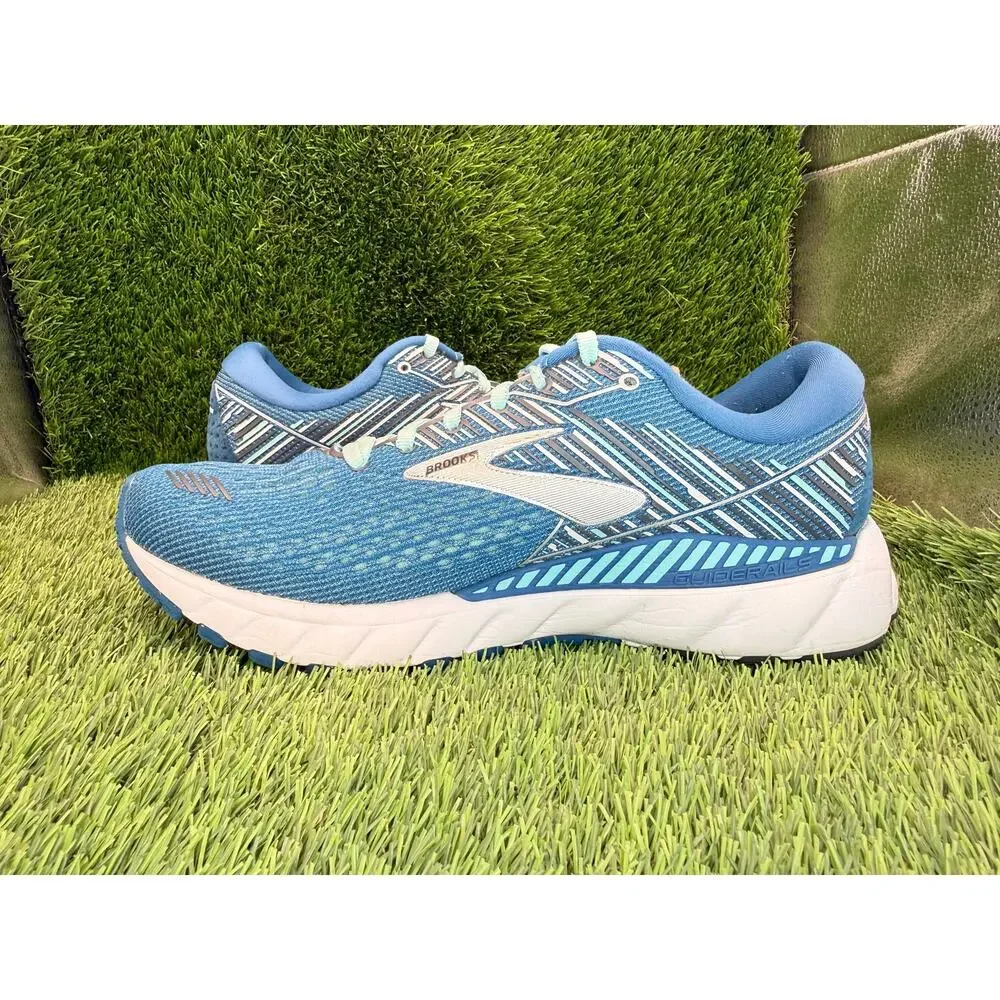 Brooks Adrenaline GTS 19 1202841B417 Athletic Sneaker Women's 9.5B Blue Mesh Gym